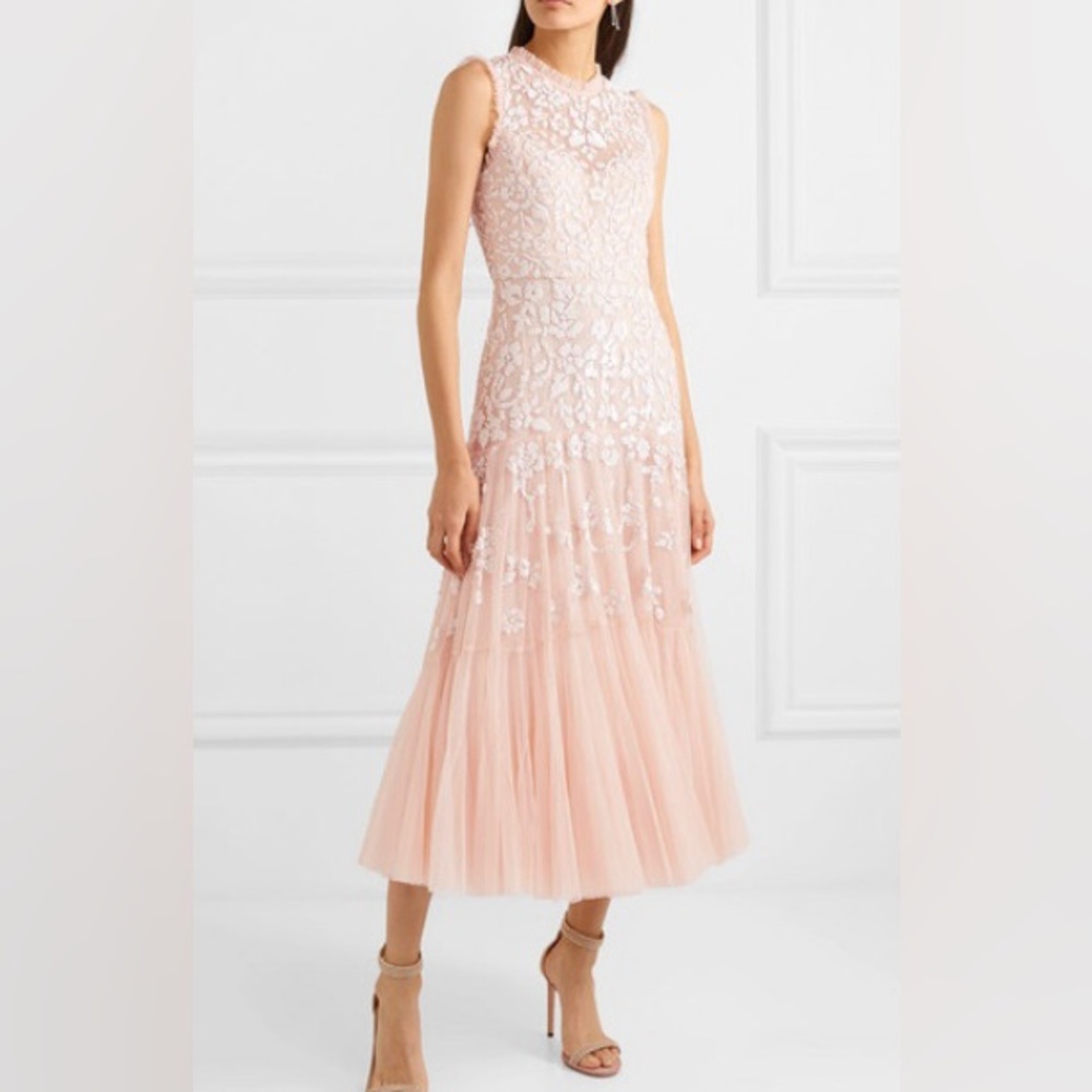 NWT Needle & Thread “Bella” Midi Dress